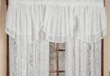 Touch Of Class Valances Mia Lace ascot Valance 55 X 20 touch Of Class