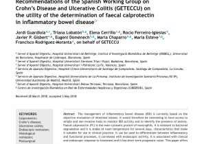 Trabajos En Connecticut En Espanol Pdf Clinical Utility and Diagnostic Accuracy Of Faecal Calprotectin