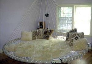 Trampoline Beds for Bedrooms Swing Bed Made From Recycled Trampoline the Owner