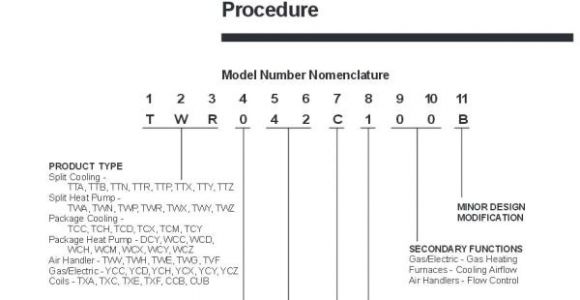 Trane Model Number tonnage Replacement fortrane Xe900 Question Doityourself Com