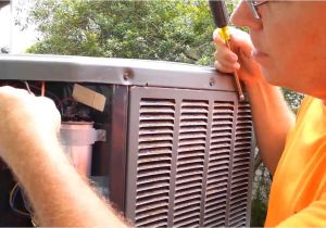 Trane Xr14 Vs Xr16 Hvac Trane Unit Stopped by Run Capacitor Failure Youtube