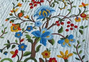 Tree Of Life Quilt Pattern Applique Vintage Quilt Tree Of Life Pattern Amish Made by