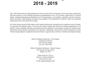 Tri Star Indiana Pa Service Gannon University Graduate Catalog 2018 2019 by Gannon University