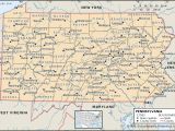 Tri Star Indiana Pa State and County Maps Of Pennsylvania