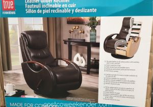 True Innovations Leather Glider Recliner True Innovations Leather Swivel Glider Recliner Chair