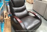 True Innovations Leather Glider Recliner True Innovations Leather Swivel Glider Recliner Chair