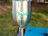 True north Insulated Wine Glass True north Wine Glass Stainless Steel Wine Tumbler Monogram Etsy