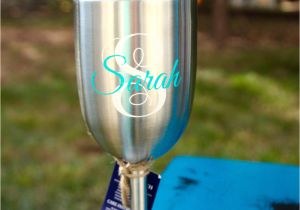 True north Insulated Wine Glass True north Wine Glass Stainless Steel Wine Tumbler Monogram Etsy