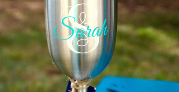 True north Insulated Wine Glass True north Wine Glass Stainless Steel Wine Tumbler Monogram Etsy