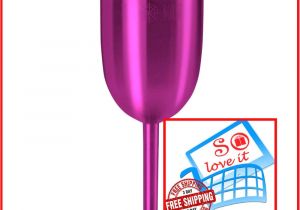 True north Stainless Wine Glass True north Insulated Wine Cup Jewel Pink Double Walled Vacuum Glass