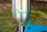 True north Wine Glass True north Wine Glass Stainless Steel Wine Tumbler Monogram Etsy
