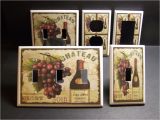 Tuscan Wine and Grape Kitchen Decor Tuscan Wine Grapes Kitchen Decor Light Switch or Outlet