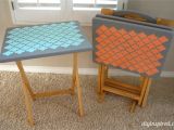 Tv Tray Set Ikea Tv Tray Table Upcycle Diy Inspired