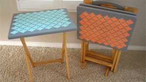 Tv Tray Set Ikea Tv Tray Table Upcycle Diy Inspired