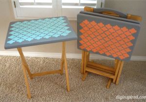 Tv Tray Set Ikea Tv Tray Table Upcycle Diy Inspired