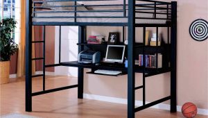 Twin Size Loft Bed with Desk Underneath Plans 41 Unique Twin Metal Loft Bed with Desk and Shelving Pictures Desk