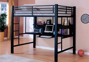 Twin Size Loft Bed with Desk Underneath Plans 41 Unique Twin Metal Loft Bed with Desk and Shelving Pictures Desk