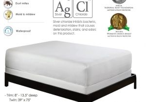 Twin Vs Twin Xl Mattress Pad Amazon Com Purecare Premium 5 Sided Mattress Protector Waterproof