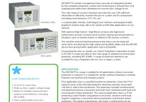 Types Of Batteries Substations Catalogo Hd P14x Nrjed111052en Relay Transformer