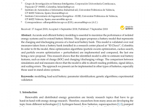 Types Of Batteries Substations Discharge Rest and Charge Simulation Of Lead Acid Batteries Using