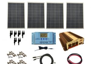 Types Of Batteries Used In solar Power Systems Amazon Com Windynation Complete 400 Watt solar Panel Kit with 1500