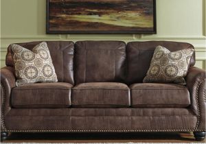 Types Of Fake Leather Couches Faux Leather sofa with Rolled Arms and Nailhead