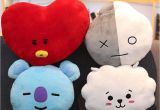 Types Of Pillow Stuffing Bts Bt21a A A Stuffed Plush toy Pillow Doll Cushion Tata Shooky Rj