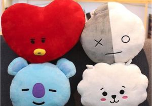 Types Of Pillow Stuffing Bts Bt21a A A Stuffed Plush toy Pillow Doll Cushion Tata Shooky Rj