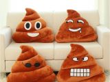 Types Of Pillow Stuffing High Quality Emoji Pillow Cushion Poop Shape Pillow Doll toy Throw
