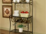 Under Cabinet Wine Glass Rack Ikea Traditional Interior Ideas with Cappuccino Finish Metal Bakers Rack