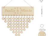 Unfinished Wooden Advent Calendar Detail Feedback Questions About Wooden Birthday Family Calendar Diy
