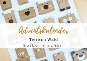 Unfinished Wooden Advent Calendar Schau Tiere Im Wald A Einen Schlichten Adventskalender Fur Kinder