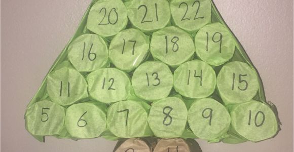 Unfinished Wooden Advent Calendar Tree Advent Calendar Christmas Tree Made From toilet Paper Rolls