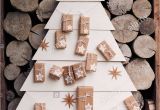 Unfinished Wooden Advent Calendar Tree Christmas Tree Made Stars Stock Photos Christmas Tree Made Stars