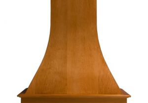 Unfinished Wooden Range Hoods Range Hoods Artisan Curved Wall Mounted Wood Range Hoo