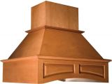 Unfinished Wooden Range Hoods Range Hoods island Wooden Range Hood with Arched Valence