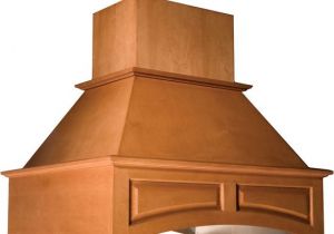 Unfinished Wooden Range Hoods Range Hoods island Wooden Range Hood with Arched Valence