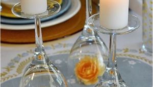 Upside Down Wine Glass Centerpiece Upside Down Wine Glass Wedding Centerpiece Easy Wedding Diy