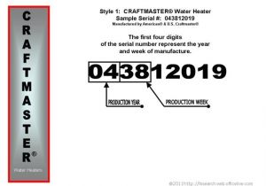 Us Craftmaster Water Heater Age Craftmaster Water Heater Age Building Intelligence Center