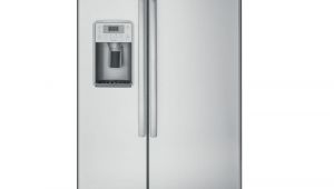 Used Counter Depth French Door Refrigerator Ge Profile 21 9 Cu Ft Side by Side Refrigerator In Stainless Steel