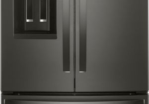 Used Counter Depth Refrigerator Near Me Whirlpool 24 7 Cu Ft French Door Refrigerator Gray Wrf555sdhv