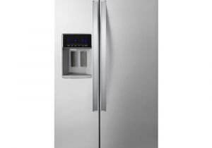 Used Counter Depth Refrigerators 21 Cu Ft Side by Side Refrigerator In Fingerprint Resistant Stainless Steel Counter Depth