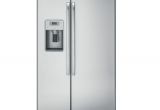 Used Counter Depth Refrigerators Ge Profile 21 9 Cu Ft Side by Side Refrigerator In Stainless Steel Counter Depth