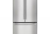 Used Counter Depth Refrigerators Maytag 25 Cu Ft French Door Refrigerator In Fingerprint Resistant Stainless Steel