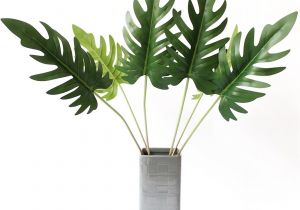 Used Fake Palm Trees for Sale Large Artificial Fake Palm Tree Leaves Green Plastic Leaf for Diy