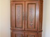 Used Habersham Furniture for Sale French Country Painted Habersham Armoire Corner Unit