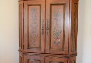 Used Habersham Furniture for Sale French Country Painted Habersham Armoire Corner Unit