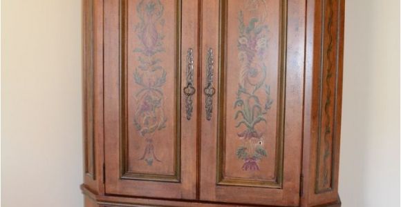 Used Habersham Furniture for Sale French Country Painted Habersham Armoire Corner Unit