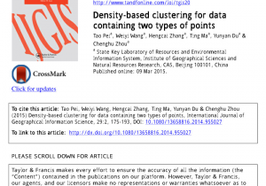 Used Restaurant Equipment Charlottetown Pdf Density Based Clustering for Data Containing Two Types Of Points