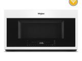 Used Whirlpool Counter Depth Refrigerator Whirlpool 1 9 Cu Ft Smart Over the Range Convection Microwave In